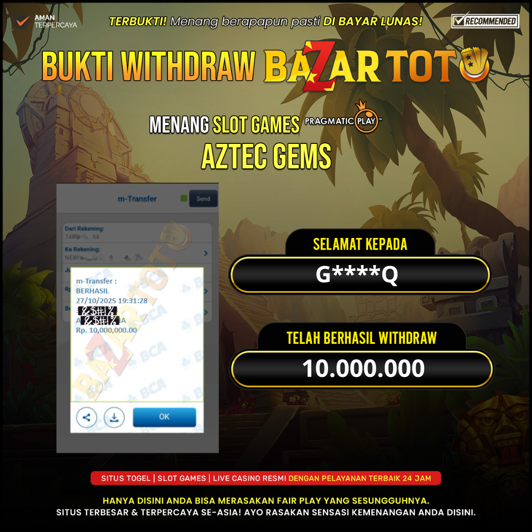 BAZARTOTO - JACKPOT SLOT STARLIGHT PRINCESS Rp.10.000.000.,- LUNAS